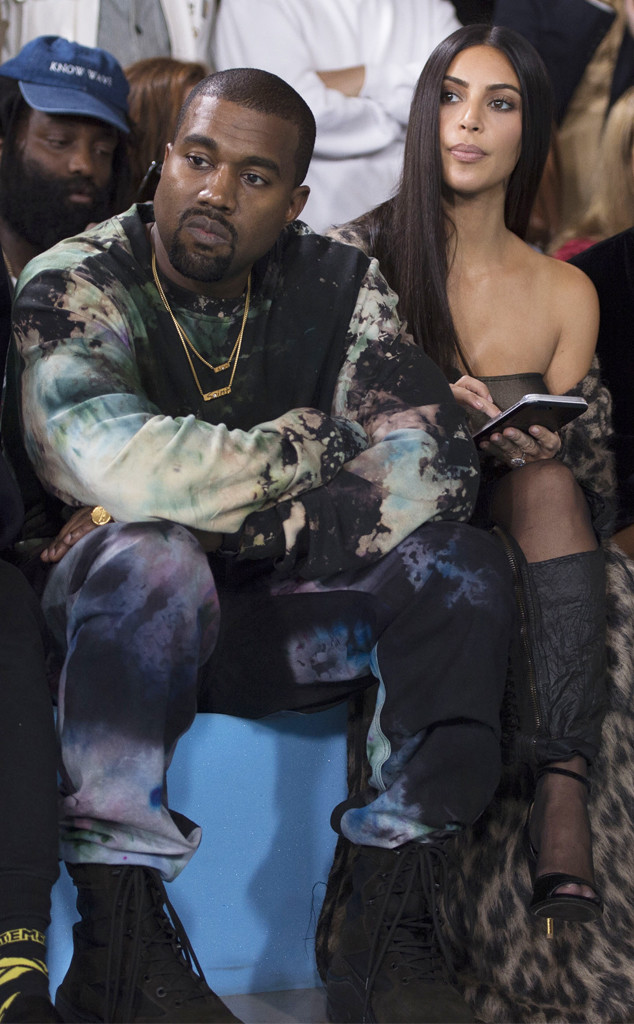Kanye West, Kim Kardashian, Fashion Week Couples Kanye West, Kim Kardashian, Fashion Week Couples